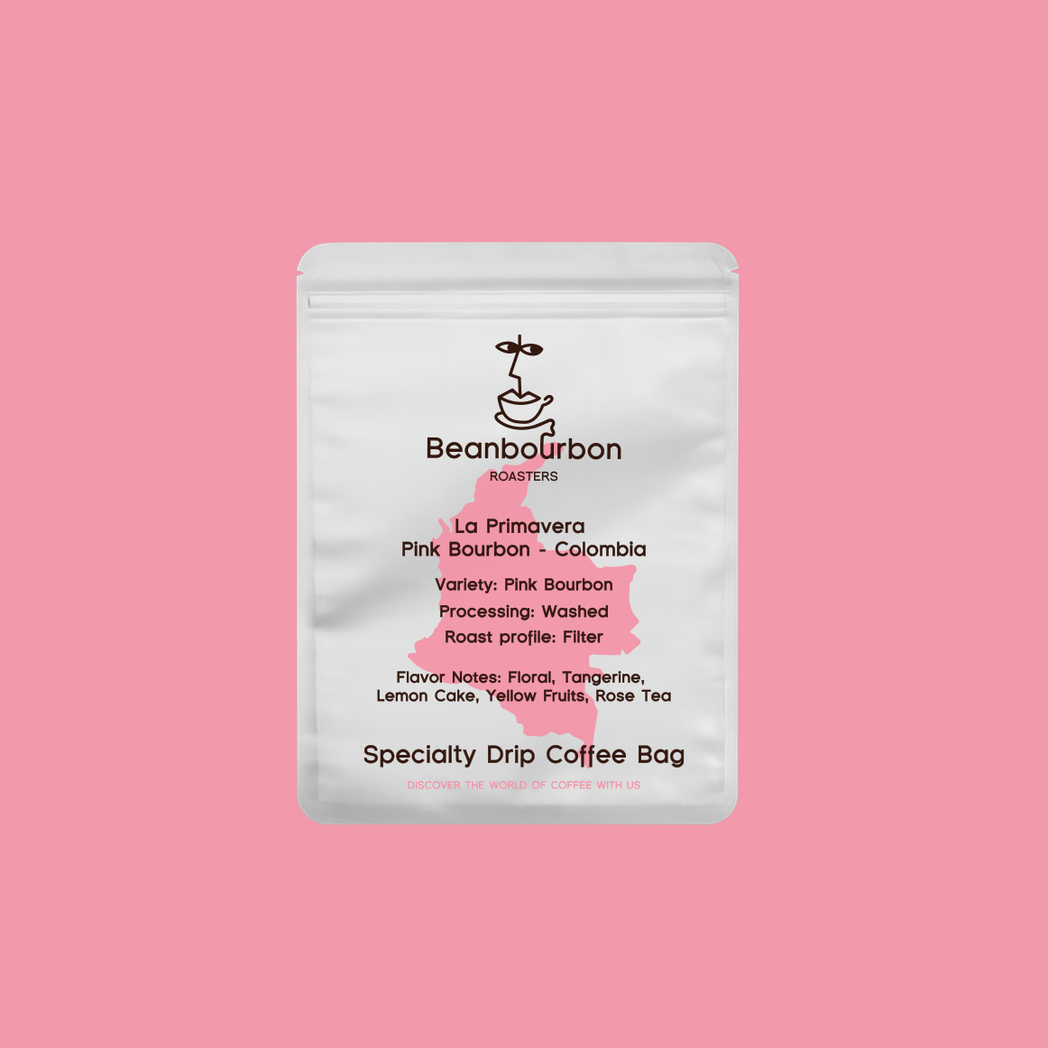 Drip Coffee Bags | Colombia, La Primavera Pink Bourbon